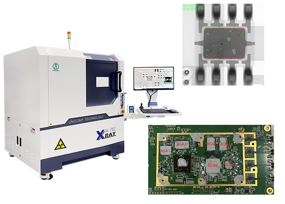 machine de rayon X en différé de la carte PCB 90kV Unicomp AX7900 pour les boules de soudure d'IC et de BGA