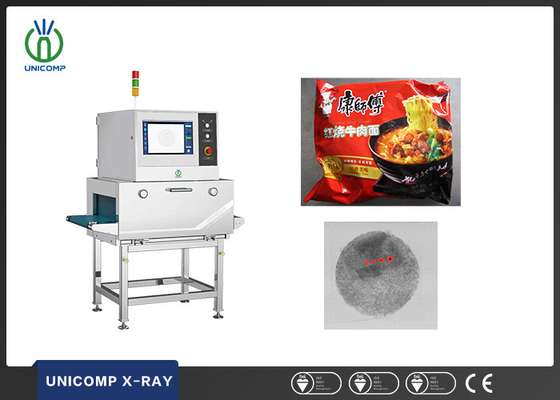 Équipement de détection des rayons X alimentaires pour vérifier les aliments emballés avec un réjecteur automatique