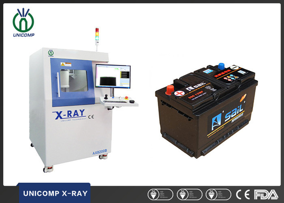 Machine de rayon X d'Unicomp AX8200B pour l'enroulement de bobines stratifié par poinçon cylindrique de cellules de batterie de Li-ion de polymère automatiquement