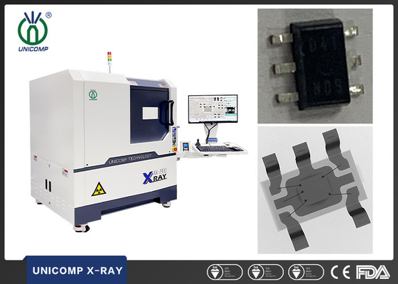 Unicomp 5um 90KV X Ray avec la vue oblique de FPD pour le contrôle de balayage de liaison de fil de Semicon IC
