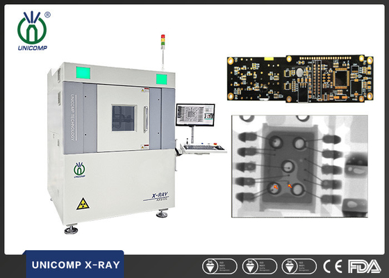 AX9100 130kV a fermé la machine de rayon X de tube pour SMT PCBA BGA soudant la mesure de soudure nulle d'inspection et de taux de PTH