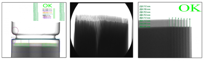 Machine de rayon X en différé du microfocus 5um AX8200B pour l'inspection 1 de misalighment d'enroulement de bobine de cellules de batterie au lithium