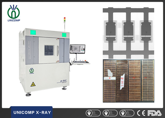 vue oblique du tube AX9100 Unicomp X Ray Machine FPD de la fin 5um pour l'inspection d'IC Semicon