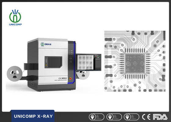 Bobine de bureau JEDEC Tray And Tube de l'électronique X Ray Machine With Reel To d'Unicomp CX3000