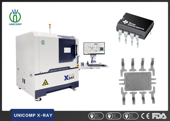 Machine de rayon X d'AX7900 Unicomp tube fermé de tache de foyer de 5 microns pour l'inspection d'IC ​​de SMT BGA QFN