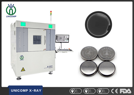 Microfocus d'Unicomp X Ray Machine pour le contrôle de qualité de cellules de bouton de lithium de TWS