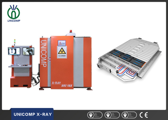 La machine de rayon X de DR Unicomp UNC160 a employé pour l'essai de NDT de soudure de logement de failles de fissures de batterie au lithium de voitures électriques