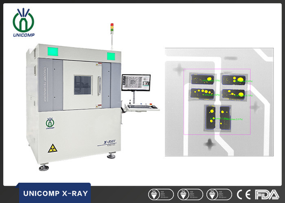 Machine de rayon X étroite du tube 2.5D AX9100 pour le contrôle de qualité de soudure de LED avec des images élevées de resolutin