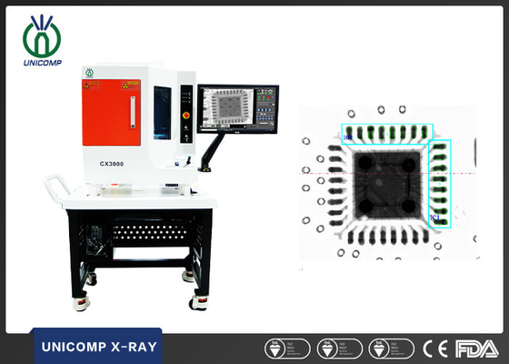 Unicomp 90kV 5um a clôturé l'électronique X Ray Machine For SMT PCBA BGA de tube