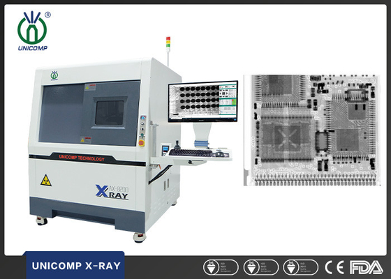 machine de rayon X fermée libre de SMT de tube du maintanence 90kV Unicomp AX8200MAX pour la mesure de soudure de vides de BGA LED