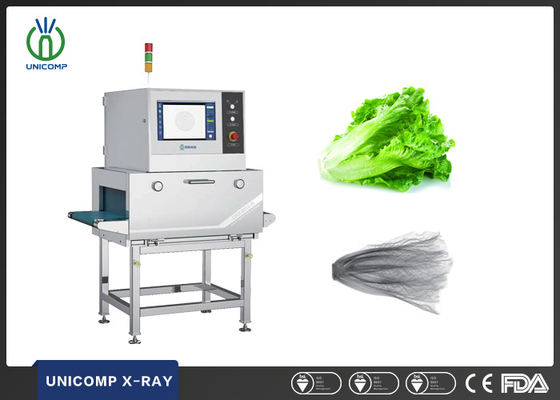 Système d'inspection aux rayons X de 10 à 70 m/min de vitesse pour les matières étrangères des aliments à base de fruits et légumes