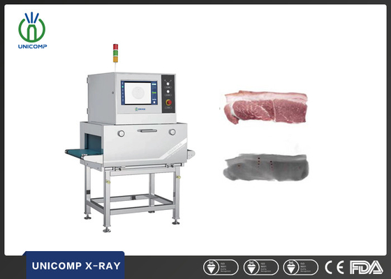 Système d'inspection par rayons X pour les matières étrangères/os/pierre/plastique/métal/particules de verre dans la viande/viande de porc/bœuf/poulet/agneau