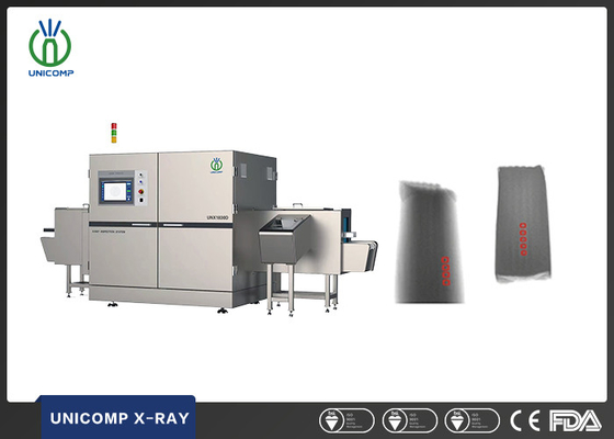 Tests sur les aliments embouteillés Inspection des aliments par rayons X Unicomp UNX 1830-D