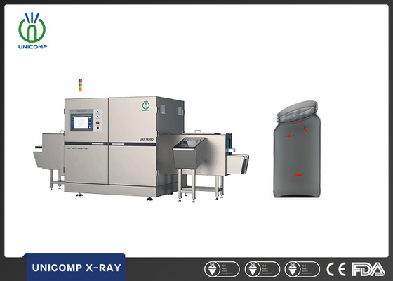 Inspection des aliments embouteillés Unicomp UNX 1830-D rayons X pour une précision inégalée