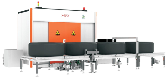 Machine à rayons X NDT de la série UNL avancée pour l'inspection des pneus DR U Type Line Array Detector