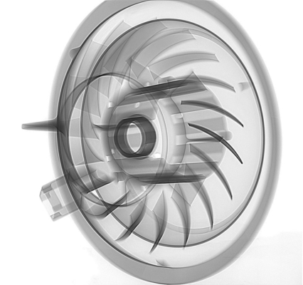 Équipement d'inspection par rayons X Unicomp UNC320 pour l'inspection des défauts cachés des moulages sous pression dans l'aérospatiale
