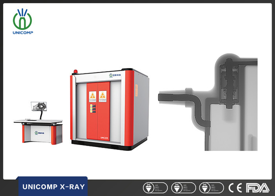 La machine à rayons X UNC225 d'Unicomp identifie les défauts de la résine de puissance avec une taille focale de 0,4 mm/1,0 mm à 225 kV