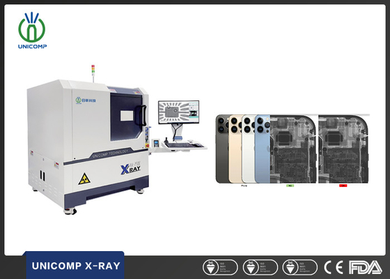 Machine à rayons X à haute magnification Unicomp AX7900 pour l'inspection de la qualité des téléphones portables usagés