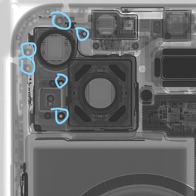 Unicomp AX7900 Machine à rayons X 2D 2.5D de haute spécification pour l'inspection des téléphones cellulaires et la vérification des fissures
