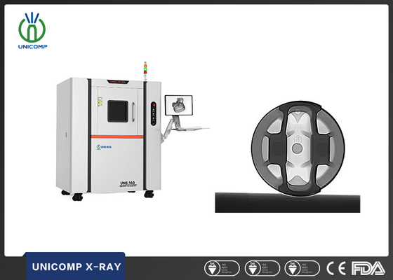 Unicomp UNS160 Détection de défauts par rayons X pour les pistons de motocyclettes à forte consommation de puissance 480W Dose de rayonnement 1μSv/h