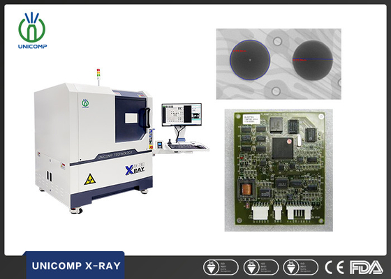 90kv machine à rayons X haute résolution Unicomp AX7900 avec tube 5um pour le test de courbure des fils de liaison BGA