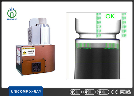 Contrôle de qualité de cellules de batterie au lithium d'Unicomp 130kV Microfocus X Ray Source For EV