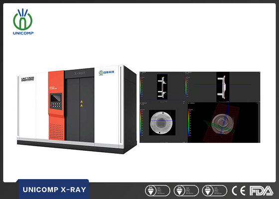 Unicomp UNCT2600 Système de tomodensitométrie 3D haute résolution 225KV pour la tomodensitométrie de précision pour l'inspection de la porosité des pièces moulées
