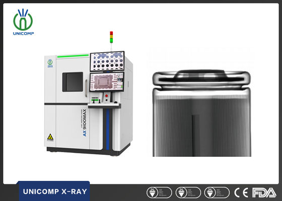 Machine à rayons X Unicomp AX9100max pour cellules cylindriques