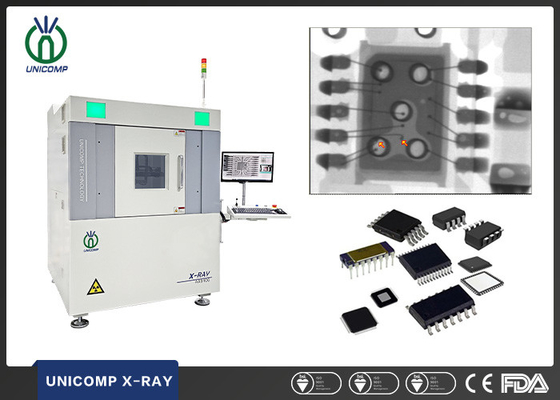 Soudure élevée X Ray Inspection Machine Microfocus d'Unicomp de résolution d'image d'IC