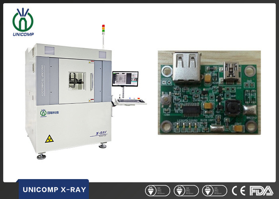 BGA QFN Unicomp X Ray Inspection System 130KV avec le mouvement de 6 axes