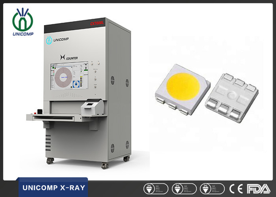 Tunnel CX7000L du semi-conducteur X Ray Chip Counter 440mm pour le paquet de tube de bobine de quadruple