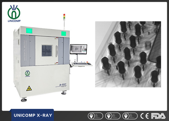 rayon X du microfocus 130kV d'Unicomp AX9100 pour l'inspection de soudure de SMT PCBA BGA