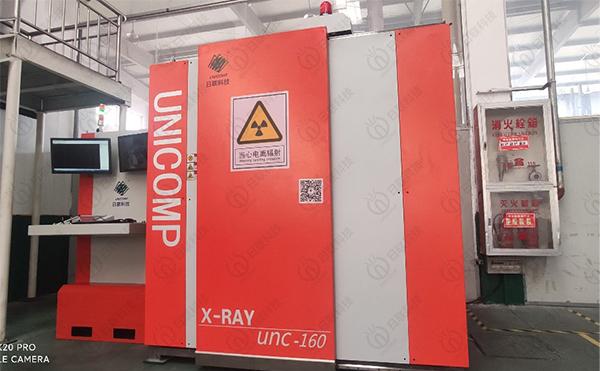 dernières nouvelles de l'entreprise Rayon X d'UNC160 DR NDT installé dans une fonderie de Changzhou pour leur contrôle de qualité des véhicules à moteur de pièces de moulage mécanique sous pression  0